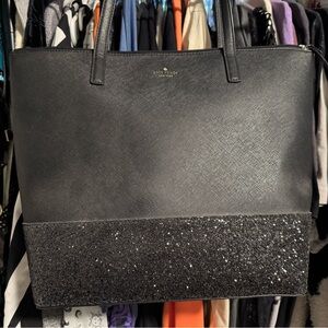 EUC Glitter Bottom Kate Spade Tote